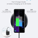 Fast Wireless Charger, NANAMI 15W Max Charging Pad for iPhone 17/16/15 Pro Max/14/13/12 Mini/11/XR/XS/X/8, Fast Charge for Samsung Galaxy S26/S25/S24/S23/S22 Ultra/S21/S20,Pixel 9 8 7 6,AirPods Pro/3