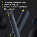 HOTO Electric Screwdriver Set, 3.6V Cordless Screwdriver Set USB-C, 3 Torque Settings, 1500mAh Battery, LED Light & 12 S2 Metal Bits for Furniture/Electrical Repairs