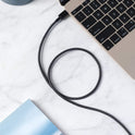 Anker USB C Cable, [2-Pack, 6 ft] Type C Charger Premium Nylon USB Cable, USB A to Type C Charging Cable Fast Charge for Samsung Galaxy S10 S10+ / Note 8, LG V20 and Other USB C Charger (Black)