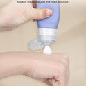Quatish Travel Size Bottles 6 Pack, Original Patented 3 oz TSA Approved Travel Containers for Toiletries, BPA Free Silicone Travel Shampoo and Conditioner Bottles Leak Proof, Travel Essentials