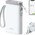 Nelko Label Maker Machine with Tape, P21 Portable Bluetooth Label Printer, Wireless Built-in Cutter Sticker Maker Mini Label Makers with Multiple Templates for School Organizing Office Home, White