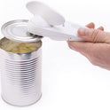 Starfrit Little Beaver Can Opener, Safe, Holds Lid and Leaves No Sharp Edges on Lid, Comfort Grip, 3-Year Warranty, White