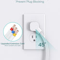 Power Strip Surge Protector - Addtam 10Ft Long Extension Cord with 6 Outlets and 4 USB Ports(2USB C), Flat Plug Overload Surge Protection Outlet Strip, Wall Mount for Home, Office and More
