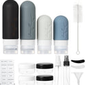 18 Pack Travel Bottles for Toiletries, Travel Essentials TSA Approved Silicone Travel Size Toiletries, Leak-Proof Refillable Travel Containers for Toiletries Vacation Essentials