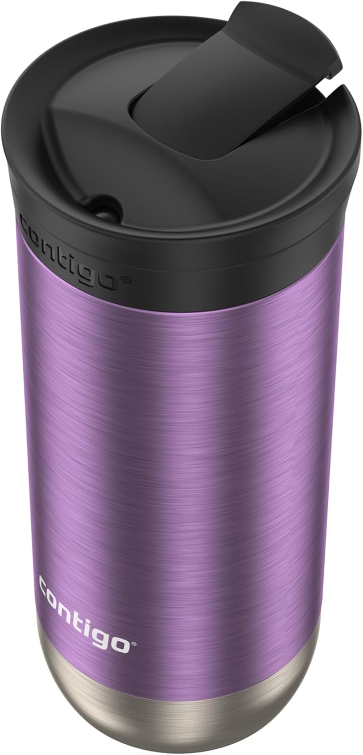 Contigo Huron 2.0 Stainless Steel Travel Mug with Leak-Proof SnapSeal Lid, Vacuum-Insulated Tumbler for Coffee and Tea