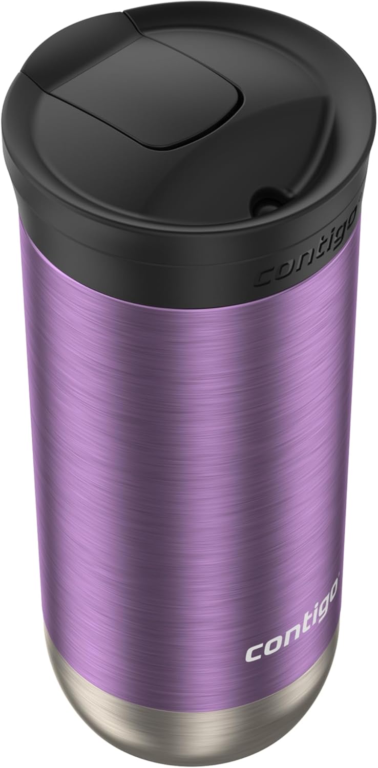 Contigo Huron 2.0 Stainless Steel Travel Mug with Leak-Proof SnapSeal Lid, Vacuum-Insulated Tumbler for Coffee and Tea