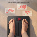 RENPHO Body Fat Scale, Smart Scale for Body Weight, BMI Digital Bathroom Weight Scale, Body Measurements with Smartphone App sync with Bluetooth, 400 lbs - Black, Elis 1