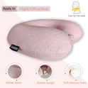 Neck Pillows for Sleeping Travel Pink Travel Pillow Comfortable U Shape Memory Foam Pillows Neck and Head Support Portable Travel Neck Pillow Suitable for Planes, Trains, Self-Driving Cars