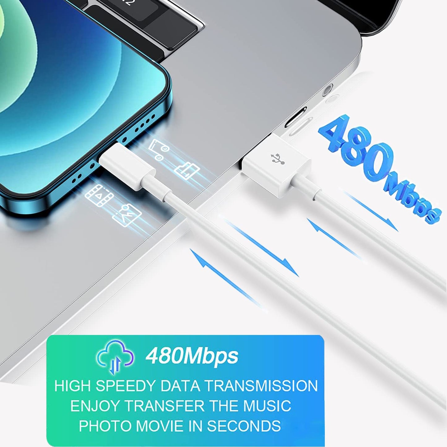 iPhone Charger Cord Lightning Cable (Apple MFi Certified) 6/6/10ft 3 Pack iPhone Cable Fast Charging Long Apple Charger Cable for iPhone 13 13 Pro 12 Pro 11 SE Max XS XR X, iPad Mini Air, iPod, AirPod