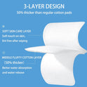 Square Cotton Pads 150 Counts Lager Size 100% Cotton Makeup Remove Pads Not to Shed or Fall Apart Face Cotton Pads Triple-Layer Design for Daily Skin Care,Lint-Free, 2.75''X2.95'' Brand: ZORLYS