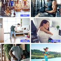 AERLANG Massage Gun,Mothers day gifts ideas Percussion Massage Gun, Muscle Handheld Deep Tissue Massager (Black)-– Six Different Adjustable Heads for Different Muscle Groups - 20 Speed Option
