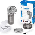 BEAUTURAL Fabric Shaver and Lint Remover, Sweater Defuzzer with 2-Speeds, 2 Replaceable Stainless Steel Blades, Battery Operated, Remove Clothes Fuzz, Lint Balls, Pills, Bobbles