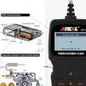 ANCEL AD310 Classic Enhanced Universal OBD II Scanner Car Engine Fault Code Reader CAN Diagnostic Tool (Black)