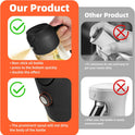 TrendPlain 470ml Olive Oil Spray Bottle for Kitchen Gadgets - 2 in 1 Olive Oil Dispenser Bottle and Air Fryer Accessories for Cooking, Salad and BBQ - Black