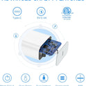 iPhone Charger Fast Charging【Apple MFi Certified】 3Pack USB-C Wall Charger Block with 6FT USB C to Lightning Cables for iPhone 14/14 Pro/14Pro Max/13/13 Pro/12/12 Pro/12 Pro Max/11/Xs Max/XR/X Type C
