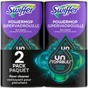 Swiffer PowerMop Floor Cleaning Solution with Unstopables Fresh Scent, 1.5 L Total (2 Count of 750 mL Each)