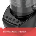 BLACK+DECKER 3-in-1 8-Cup Food Processor, Mutlifunctional and Dishwasher Safe, Black 450W, FP4200BC