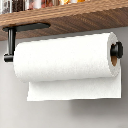 DEKAVA Paper Towel Holder Under Cabinet Wall Mount for Kitchen Paper Towel, Self-Adhesive Paper Towel Bar, Paper Towel Rack, SUS304 Stainless Steel 13 inch