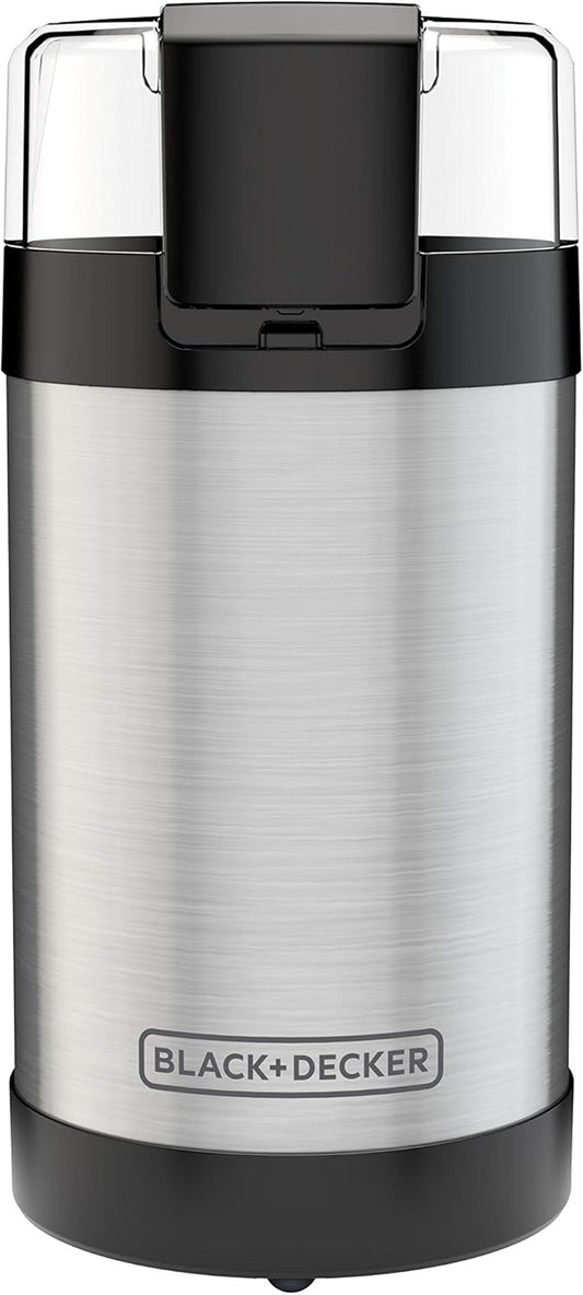 Black & Decker CBG110SC Easy Touch Electric Smartgrind Coffee & Spice Grinder, Black