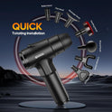 AERLANG Massage Gun with Heat,Percussion Massage Gun, Upgrade Muscle Handheld Deep Tissue Massager - Adjustable Heads for Muscle Groups 20 Speed Option,Mothers Day Gift for Mom Dad Men Women