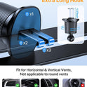 Miracase for MagSafe Car Mount【Won’t Block Vent &20 Strongest Magnets】 Magnetic Phone Holder for Car Phone Holder Mount Dash for Car Accessories for Women Men for iPhone 17 Pro Max Air 16 15 14 13 12