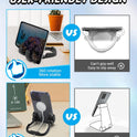 Easter Gifts for Kids Teens Girls Boys Him Men Ideas: Thumbs Up Lazy Phone Stand Cell Phone Holder Gifts for Boys Teenage Daughter Women Wife Adults Funny Easter Basket Stuffers-1 Pack Black