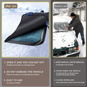 Windshield Snow Cover, Car Windshield Cover for Ice and Snow, Automotive Large Magnetic Windshield Frost Cover with Side Window and Mirror Protector in Winter, Suitable for Most Vehicle,Sedan,SUV
