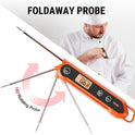 TempPro Digital Instant Read Meat Thermometer for Grilling Waterproof Kitchen Food Thermometer with Calibration Backlight Baking Bread Candy Thermometer Cooking Tools Utensils (Previously ThermoPro)