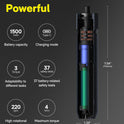 HOTO Electric Screwdriver Set, 3.6V Cordless Screwdriver Set USB-C, 3 Torque Settings, 1500mAh Battery, LED Light & 12 S2 Metal Bits for Furniture/Electrical Repairs