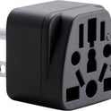 Unidapt US Canada Travel Plug Adapter EU/UK/AU/in/CN/JP/Asia/Italy/Brazil to USA Type B, Unidapt Grounded USA Canada Wall Plug, EU to US Travel Adaptor and Converter, Power Outlet Wall Charger (1)