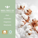 Organyc 100% Certified Organic Cotton Makeup Pads – Natural Unbleached Makeup Remover Rounds (70 Count)