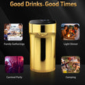 Fathers Day Gift|World Cup Viewing Party Supplies,5-in-1 Electric Wine Decanter & Smart Liquor Dispenser,Automatic Aerator&Pourer with 1-999ml Precision Dosing|Gift for Men,Dad,Whiskey Lovers(Gold)