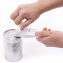 Starfrit Little Beaver Can Opener, Safe, Holds Lid and Leaves No Sharp Edges on Lid, Comfort Grip, 3-Year Warranty, White