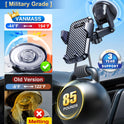 VANMASS [85+LBS Strongest Suction & Military-Grade] 2026 Ultimate Car Phone Holder [Patent & Safety Certs] Cell Mount Truck Stand Cradle for Dashboard Windshield Vent for iPhone 17 Pro Max 16 15 14