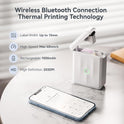 NIIMBOT D110 Mini Label Maker Machine with Tape(Pre-Cut Size 12x40mm), Portable Bluetooth Sticker Printer, Inkless Automatic Feeding One-Touch Custom Printing, Compatible with Phone Only