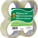 Duck Brand Standard Grade Packaging Tape, 1.88-Inch x 54.6 Yards, 4 Rolls per Pack, Clear (240238)