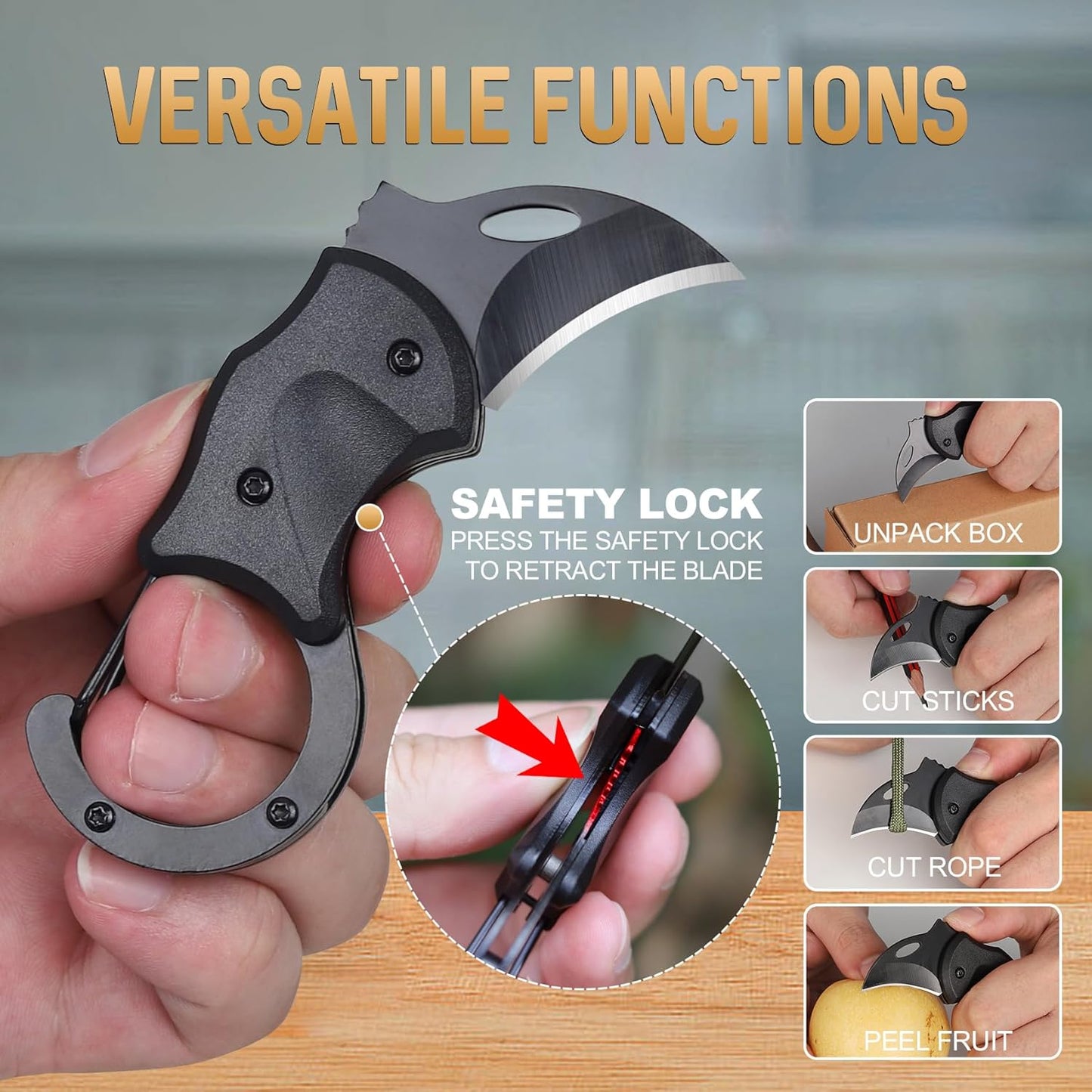 Gifts for Men Dad Husband Grandpa, Mens Stocking Stuffers for Christmas, EDC Keychain Tool for Men, Christmas Fathers Day Birthday Gift for Dad, Stocking Stuffers for Him Who Have Everything