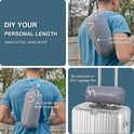 ACCURATEX Camping Pillow-100% Cotton Breathable Cover,Shredded Memory Foam Compressible Travel Pillow,Camping&Travel Accessories-Small Backpacking Pillow Camping Essentials for Sleeping,Car&Airplane