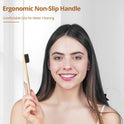 Virgin Forest Bamboo Toothbrush 10pk, Biodegradable & Compostable, Soft Bristles, BPA-Free Eco-Friendly, Family Pack (Adults & Kids), Zero Waste Oral Care