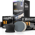 CERAKOTE® Ceramic Headlight Restoration Kit – Guaranteed To Last As Long As You Own Your Vehicle – Brings Headlights back to Like New Condition - 3 Easy Steps - No Power Tools Required