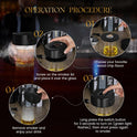 Electric Whiskey Cocktail Smoker Kit, Bourbon Drink Smoking Set with 6 Flavors Wood Chips, Built-in Lighter, Infuse Smoky Flavors in Old Fashioned Cocktails, Unique Whiskey Gifts for Men Dad Husband