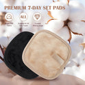 Orighty Makeup Remover Cloths 7-Day Set, Premium & Reusable Makeup Remover Pads, Erase Makeup With Just Water, Makeup Set For Eyes, Lips, Foundation and more, Ideal Choice For Women (Neutrals)