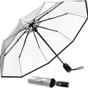 Repel Windproof Travel Umbrella - Compact & Withstands Winds up to 100MPH, Strongest Premium Auto Folding Umbrella for Rain and Sun - Durable, Light & Portable for Women & Men, Fits Backpack & Cars