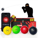 YMX BOXING Ultimate Reflex Ball Set - 4 React Balls Plus 2 Adjustable Headbands, Great for Timing, Accuracy, Focus and Hand Eye Coordination Training for Boxing, MMA and Krav Mega