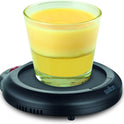 Salton Electric Mug Warmer | Keeps Beverages Hot for Hours | Versatile Coffee, Tea, Candle & Sauce Warmer | Compact Desk Accessory | Ideal for Office & Home | Black | 100% Canadian-owned & operated