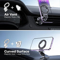 Miracase for MagSafe Car Mount【Won’t Block Vent &20 Strongest Magnets】 Magnetic Phone Holder for Car Phone Holder Mount Dash for Car Accessories for Women Men for iPhone 17 Pro Max Air 16 15 14 13 12