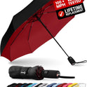 Repel Windproof Travel Umbrella - Compact & Withstands Winds up to 100MPH, Strongest Premium Auto Folding Umbrella for Rain and Sun - Durable, Light & Portable for Women & Men, Fits Backpack & Cars