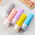 INSFIT Travel Bottles for Toiletries, TSA Approved 90ml Travel Size Toiletries, BPA Free Leak Proof Squeezable Silicone Tubes Travel Essentials for Shampoo Conditioner Lotion Soap