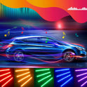 Govee Interior Lights for Car, App Control Smart Car Lights with DIY Mode and Music Mode, Waterproof LED Interior Lights with 2 Lines Design, RGB Under Dash Car LED Lights with Car Charger, DC 12V