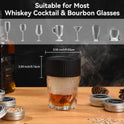 Electric Cocktail Smoker Kit for Bourbon Whiskey, Smoking Smoked Fashion Top Whiskey Making Accessories Infuse Cocktail Wine for Old Fashioned Smoker Kit